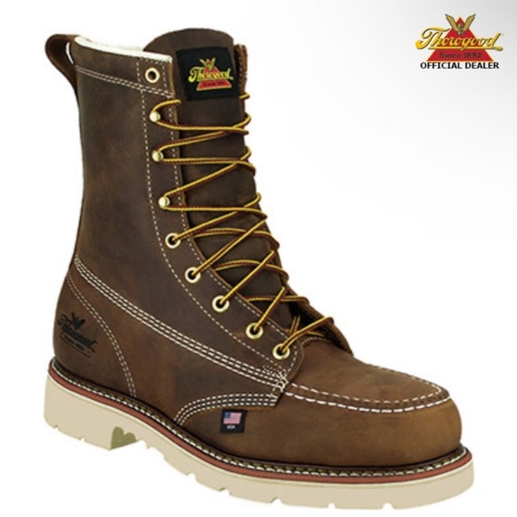 Thorogood 8” Steel Tow Work Boot Size 9.5 NWT main image 9
